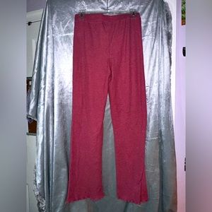 pink track pants / athletic pants